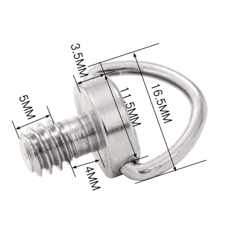 BEXIN LS076 2 PCS Quick Release Plate Screws 1/4 inch -20 Adapter Mount Screws