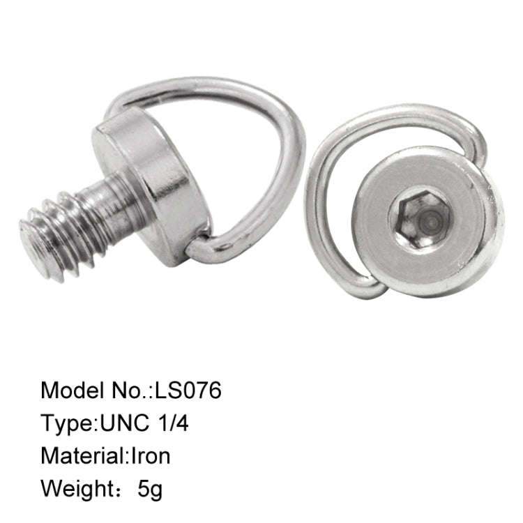 BEXIN LS076 2 PCS Quick Release Plate Screws 1/4 inch -20 Adapter Mount Screws