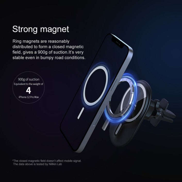 NILLKIN MagRoad Magnetic Car Holder with Wireless Charging