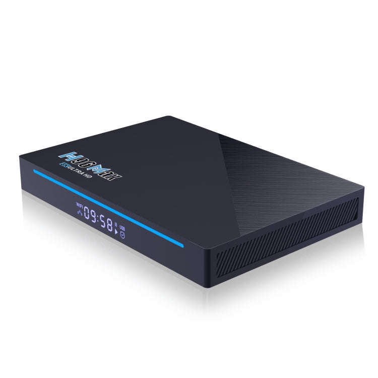 H96 Max 8K Smart TV BOX Android 11.0 Media Player with Remote Control, Quad Core RK3566, RAM: 4GB...