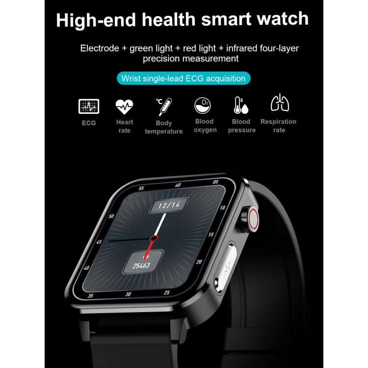 E86 1.7 inch TFT Color Screen IP68 Waterproof Smart Watch, Support Blood Oxygen Monitoring / Body...