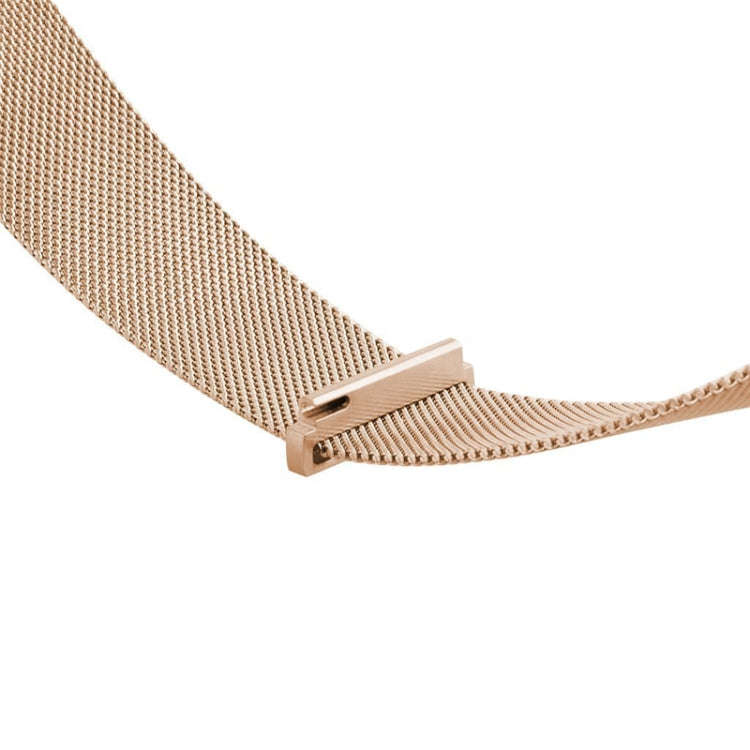 20mm Milanese Stainless Steel Replacement Watchband for Amazfit GTS / Amazfit GTS 2(Rose Gold)
