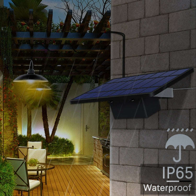 2 in 1 Solar Light Landscape Courtyard Corridor Lighting 32-LED Retro Chandelier, Light Color:War...