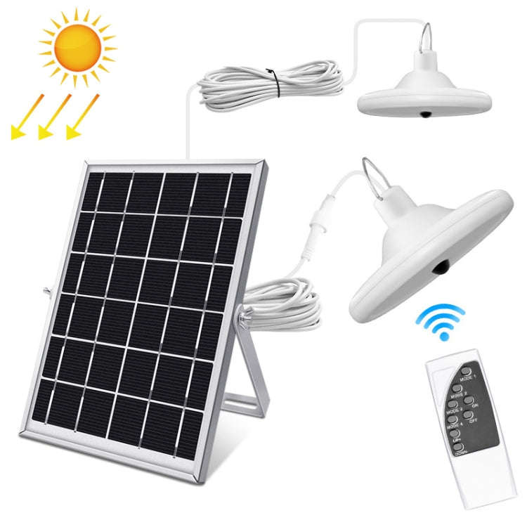 Smart Induction 2 in 1 112LEDs Solar Light Indoor and Outdoor Garden Garage LED Lamp, Light Color...
