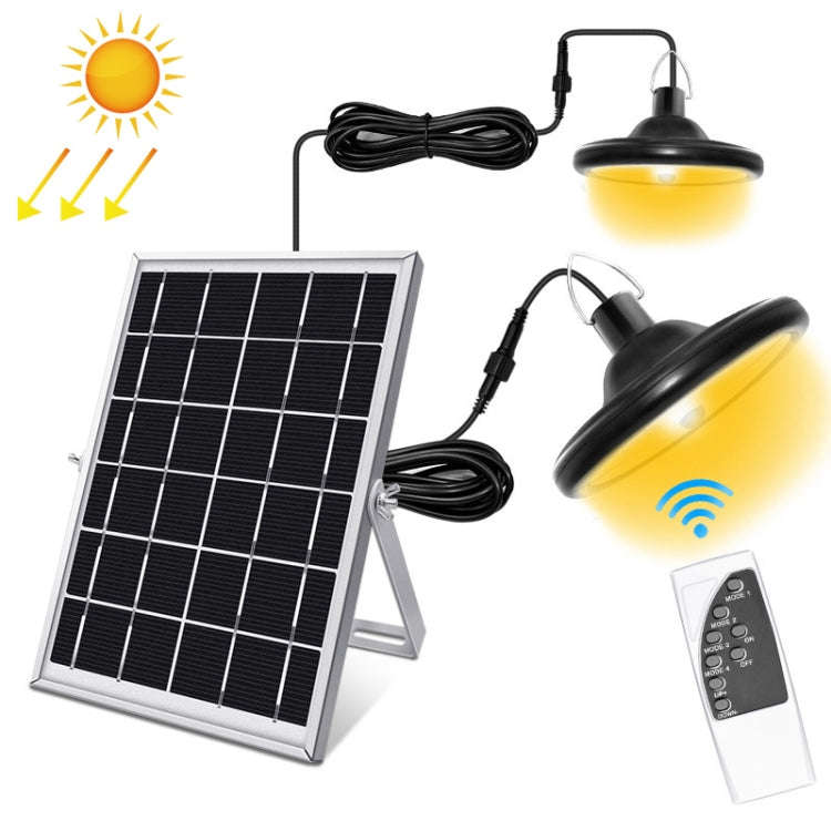 Smart Induction 2 in 1 112LEDs Solar Light Indoor and Outdoor Garden Garage LED Lamp, Light Color...
