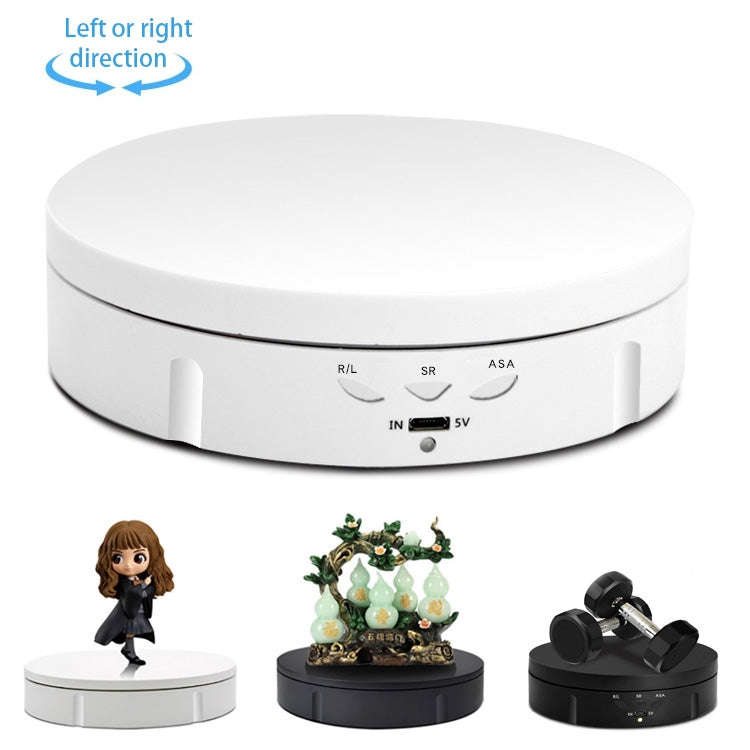 14.6cm USB Electric Rotating Turntable Display Stand Video Shooting Props Turntable for Photograp...