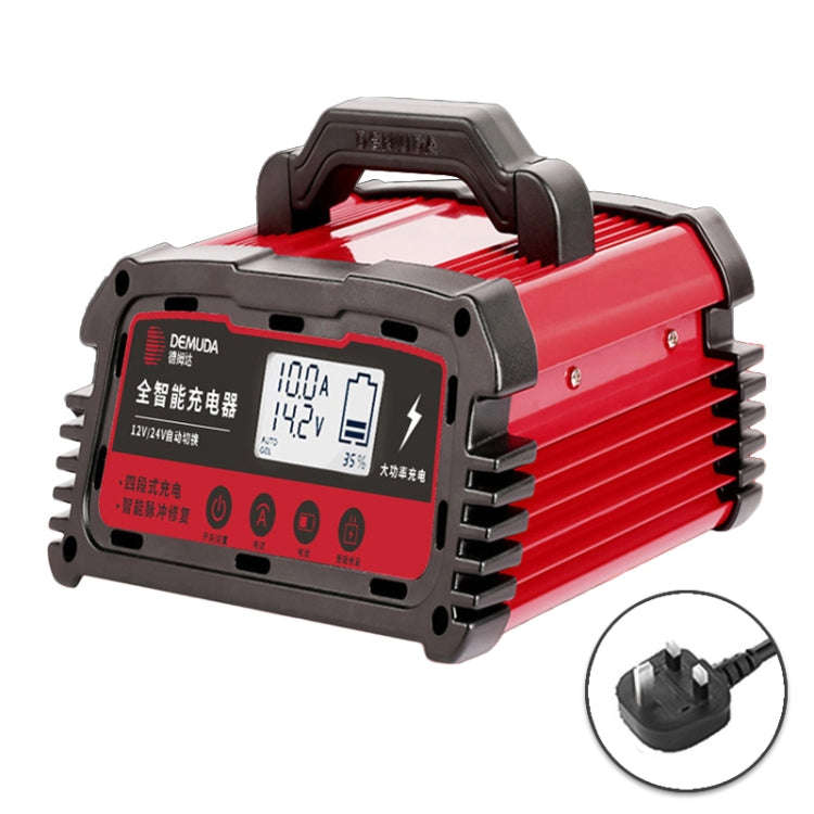 DEMUDA DC100 10A 12V / 24V Car Battery Charger Intelligent Pulse Repair Type Lead-acid Battery, P...