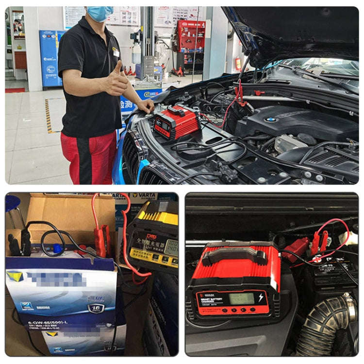 DEMUDA DC100 10A 12V / 24V Car Battery Charger Intelligent Pulse Repair Type Lead-acid Battery, P...