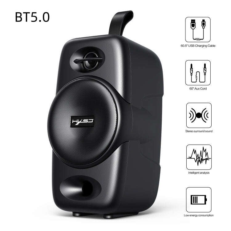 HXSJ Q8 Bluetooth 5.0 Multi-function Wireless Bluetooth Speaker Audio, Support Handsfree Calling ...