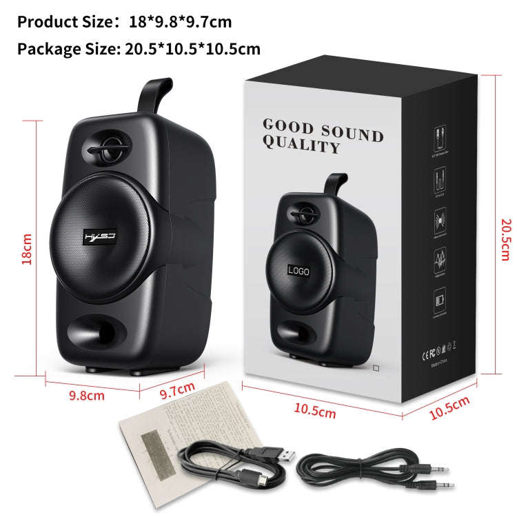 HXSJ Q8 Bluetooth 5.0 Multi-function Wireless Bluetooth Speaker Audio, Support Handsfree Calling ...