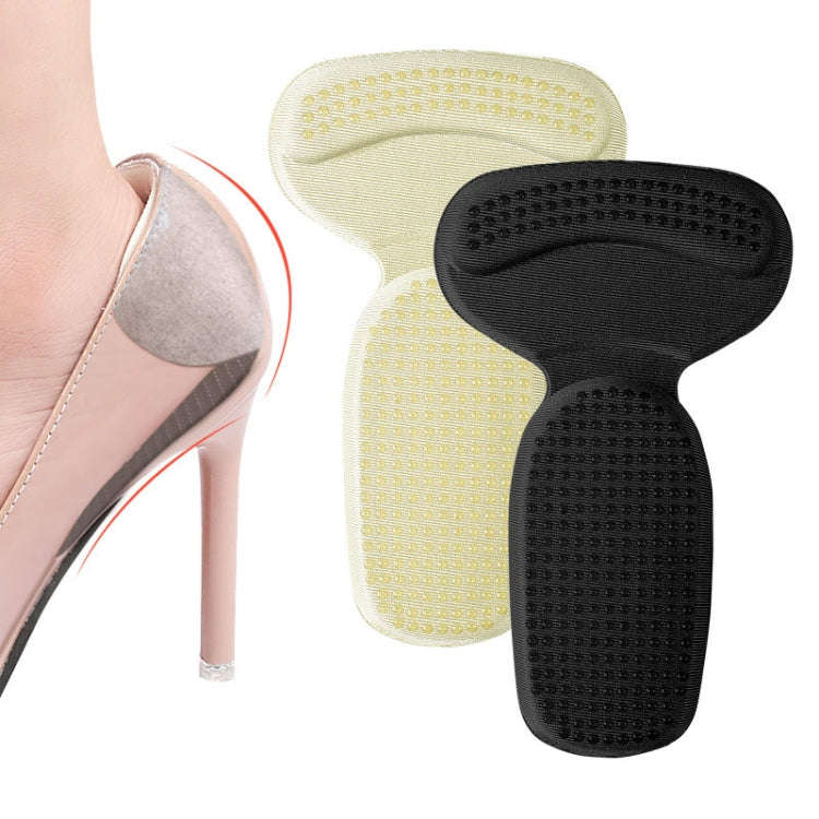 061 High-heeled Shoes Sponge Glue Soft Anti-abrasion Anti-slip Heel Protective Sticker(Black)