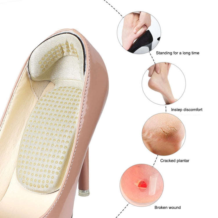 061 High-heeled Shoes Sponge Glue Soft Anti-abrasion Anti-slip Heel Protective Sticker(Black)