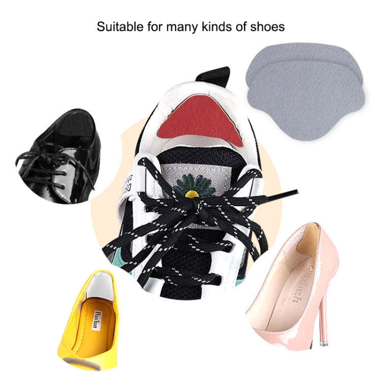 064 Sneakers Self-adhesive Anti-abrasion Anti-slip Heel Protective Sticker(Grey)