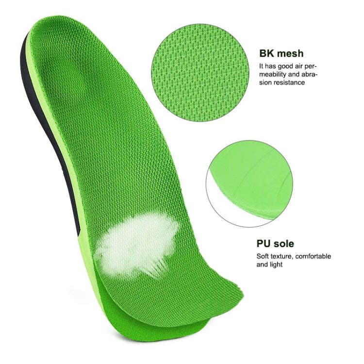 1 Pair 068 Sports Shockproof Massage Arch Of Foot Flatfoot Support Half Insole Shoe-pad, Size:M (...