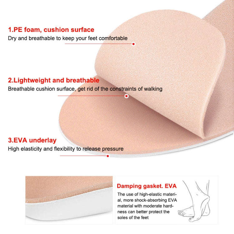 1 Pair 069 Sports Lightweight Breathable Shockproof Arch Of Foot Support Full Insole Shoe-pad, Si...