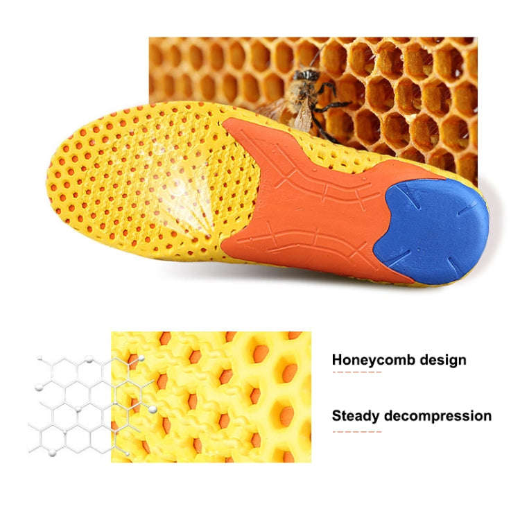 1 Pair 078 Thicken Breathable Shockproof Sports Insole Shoe-pad, Size:255-260mm