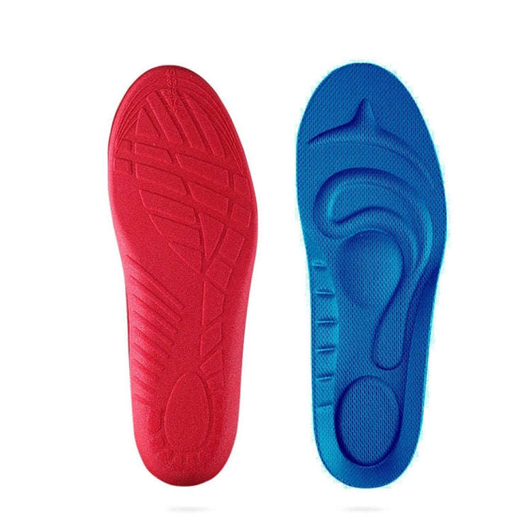 081 Soft Breathable Shockproof Massage Sports Full Insole Shoe-pad, Size:S (230-250mm)(Blue)