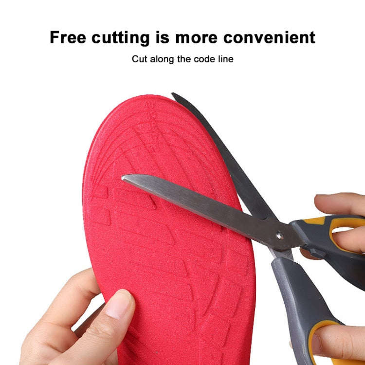 081 Soft Breathable Shockproof Massage Sports Full Insole Shoe-pad, Size:S (230-250mm)(Blue)
