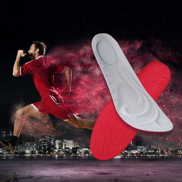 081 Soft Breathable Shockproof Massage Sports Full Insole Shoe-pad, Size:S (230-250mm)(Blue)