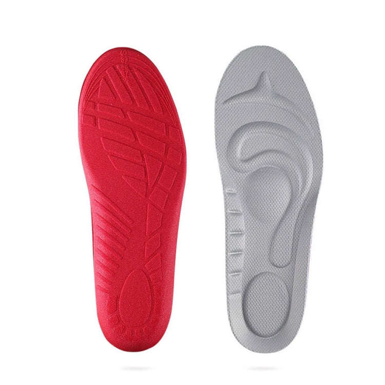 081 Soft Breathable Shockproof Massage Sports Full Insole Shoe-pad, Size:L (255-280mm)(Grey)