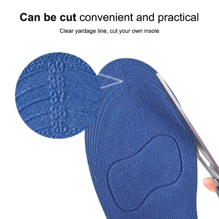 082 Soft Breathable Shockproof Massage Cat Paw Sports Full Insole Shoe-pad, Size: 225-250mm(Pink)