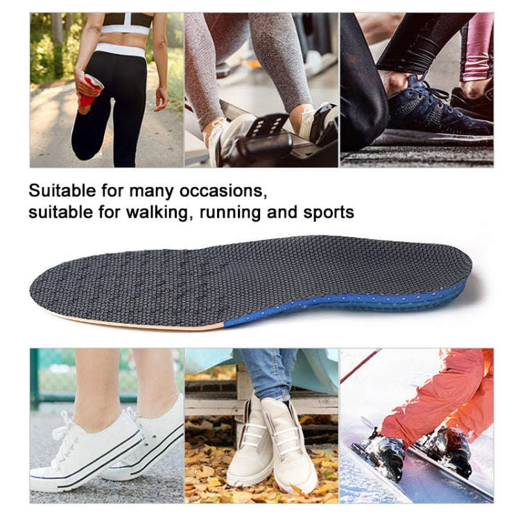 1 Pair 641 Casual Non-slip Shockproof Breathable Arch Of Foot Sports Insole Shoe-pad, Size:L (255...
