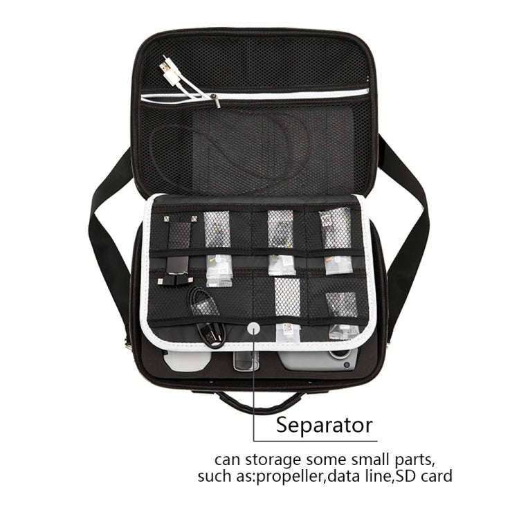 Portable Single Shoulder Storage Travel Carrying Cover Case Box with Baffle Separator for DJI Air...