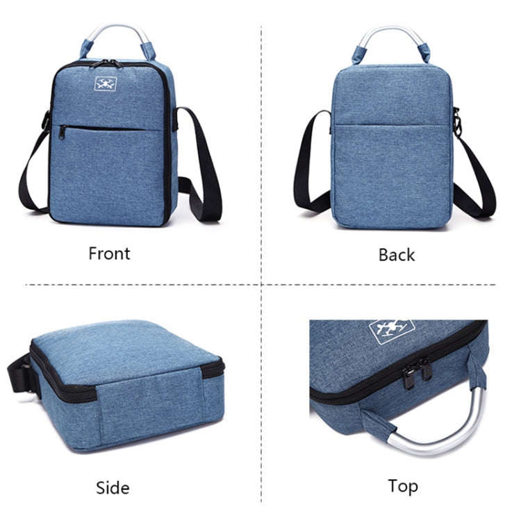 Shockproof Waterproof Single Shoulder Storage Travel Carrying Cover Case Box for DJI Air 2S(Blue+...