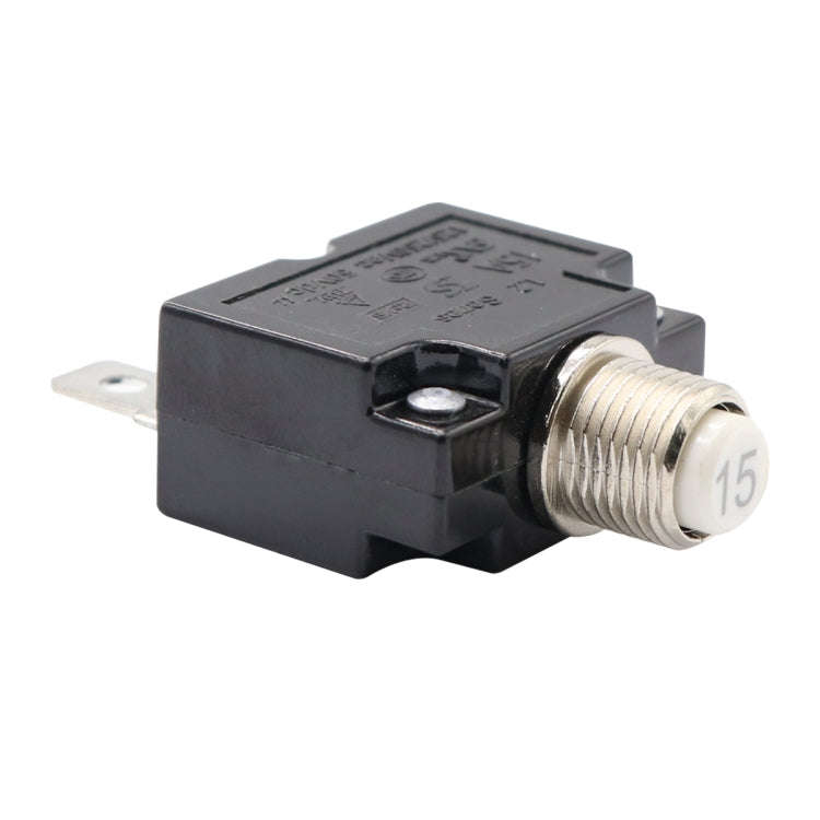 L2 Series 50V Car Overload Protector Manual Reset DC Circuit Breaker with Waterproof Cover, Curre...