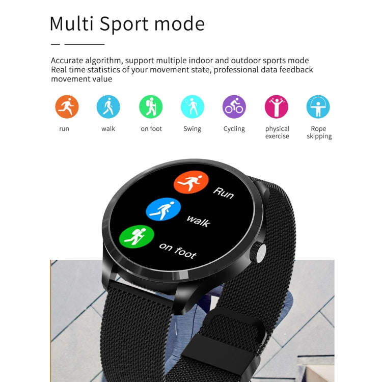 Q9L 1.28 inch IPS Color Screen IP67 Waterproof Smart Watch, Support Blood Pressure Monitoring / H...