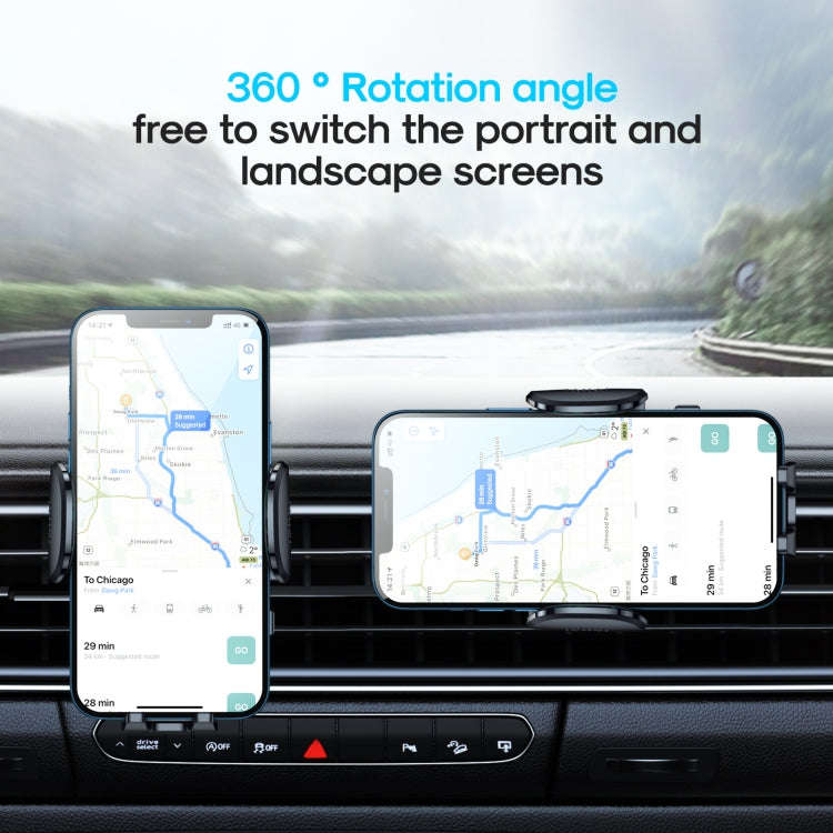 JOYROOM JR-ZS259 360-degree Rotating Stretching Mechanical Car Air Vent Holder for 4.7-6.9 inch M...