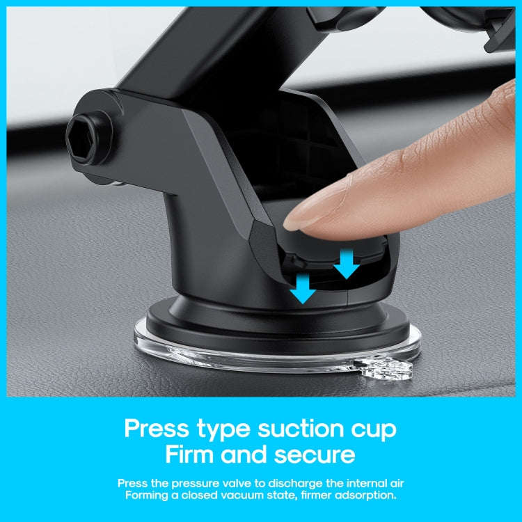 JOYROOM JR-ZS259 360-degree Rotating Stretching Mechanical Dashboard Car Holder for 4.7-6.9 inch ...