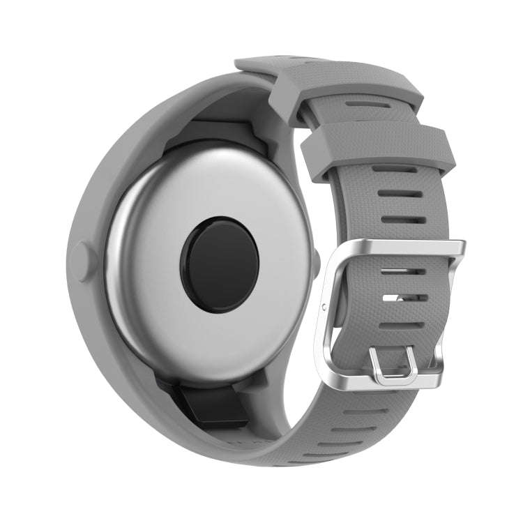 For POLAR M200 Texture Silicone Watch Band, One Size(Grey)