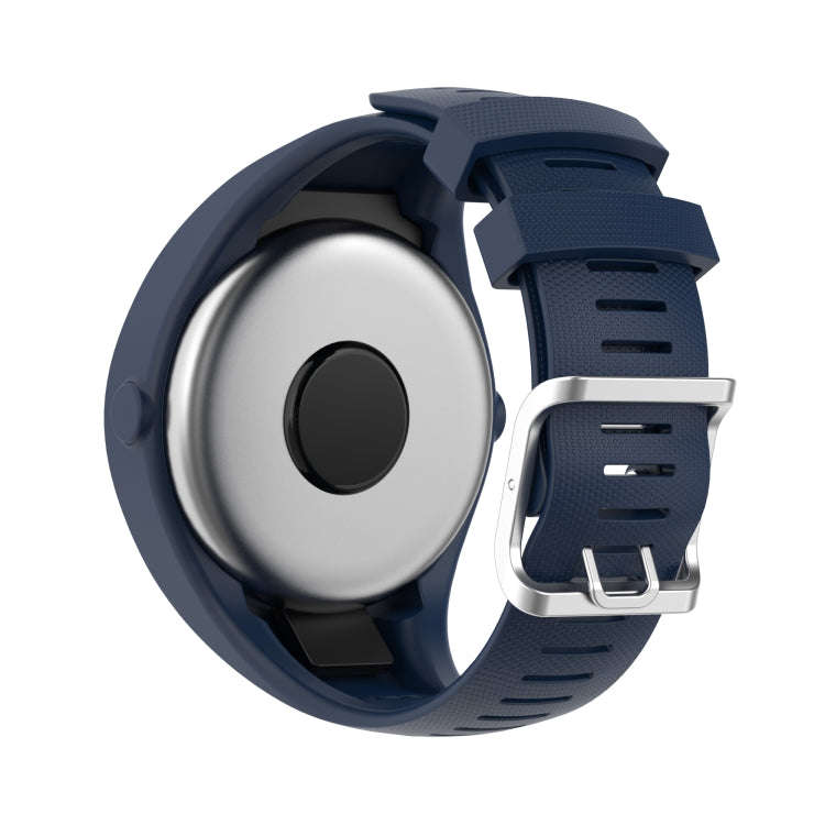 For POLAR M200 Texture Silicone Watch Band, One Size(Blue)