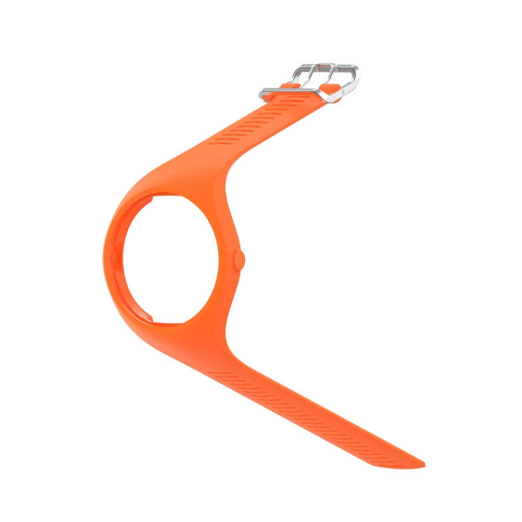 For POLAR M200 Texture Silicone Watch Band, One Size(Orange)