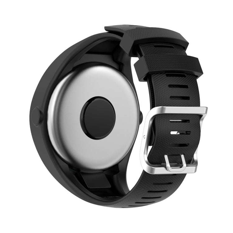 For POLAR M200 Texture Silicone Watch Band, One Size(Black)