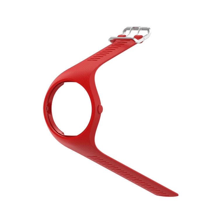 For POLAR M200 Texture Silicone Watch Band, One Size(Red)