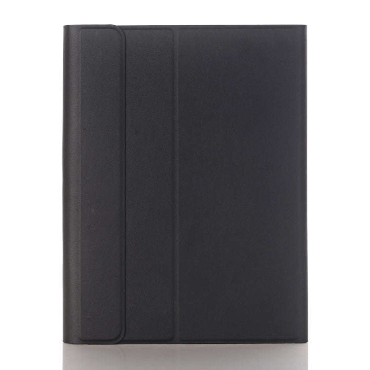 YA098B Detachable Lambskin Texture Round Keycap Bluetooth Keyboard Leather Tablet Case with Pen S...