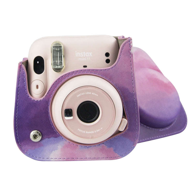 Painted Series Camera Bag with Shoulder Strap for Fujifilm Instax mini 11(Fantasy Cloud)