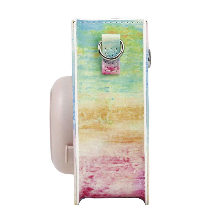 Painted Series Camera Bag with Shoulder Strap for Fujifilm Instax mini 11(Oil Paint)