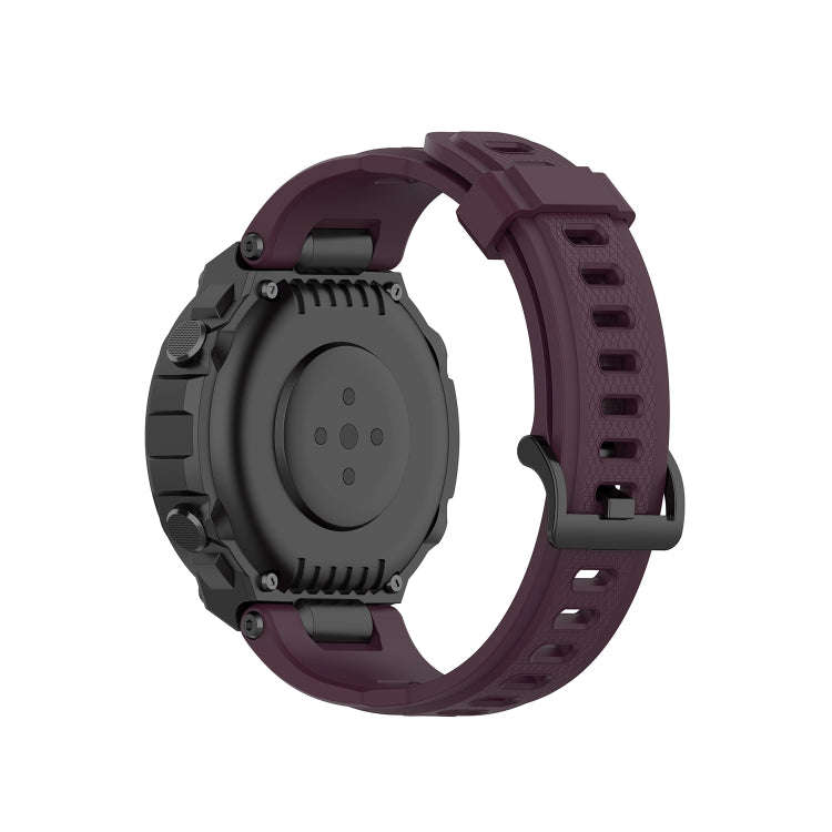 For Amazfit T-Rex Pro / Amazfit T-Rex Silicone Watch Band with Dismantling Tools, One Size(Purple)