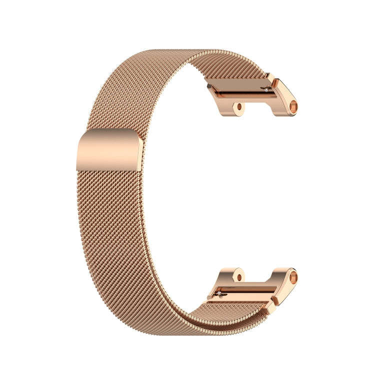 For Amazfit T-Rex Pro / Amazfit T-Rex Milanese Magnetic Metal Watch Band(Rose Gold)