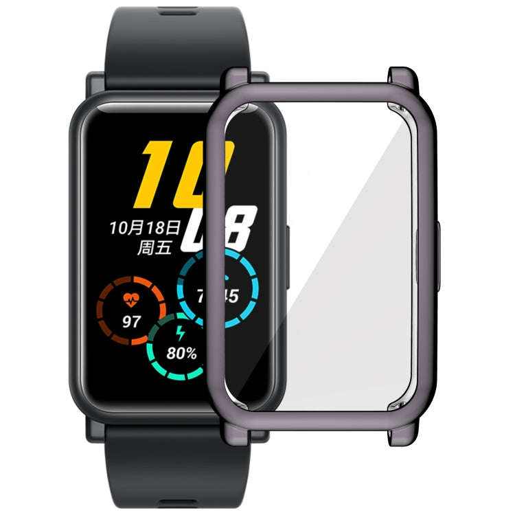 For Honor Watch ES Full Coverage TPU Electroplating Protective Case(Grey)