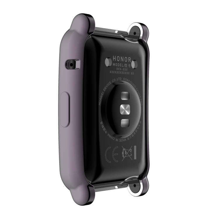 For Honor Watch ES Full Coverage TPU Electroplating Protective Case(Grey)