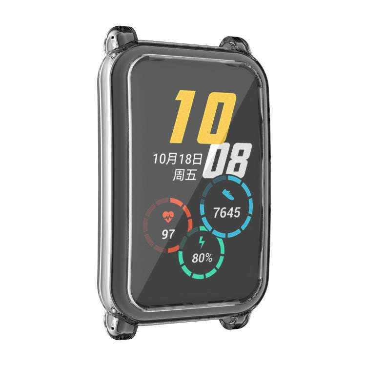 For Honor Watch ES Full Coverage TPU Electroplating Protective Case(Transparent)