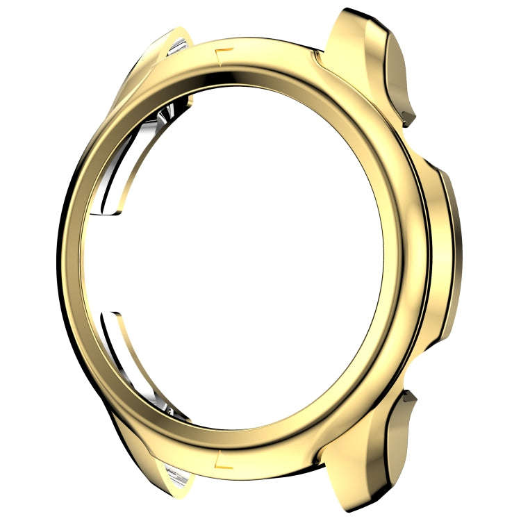 For TicWatch Pro 3 TPU Electroplating Frame Protective Case(Gold)