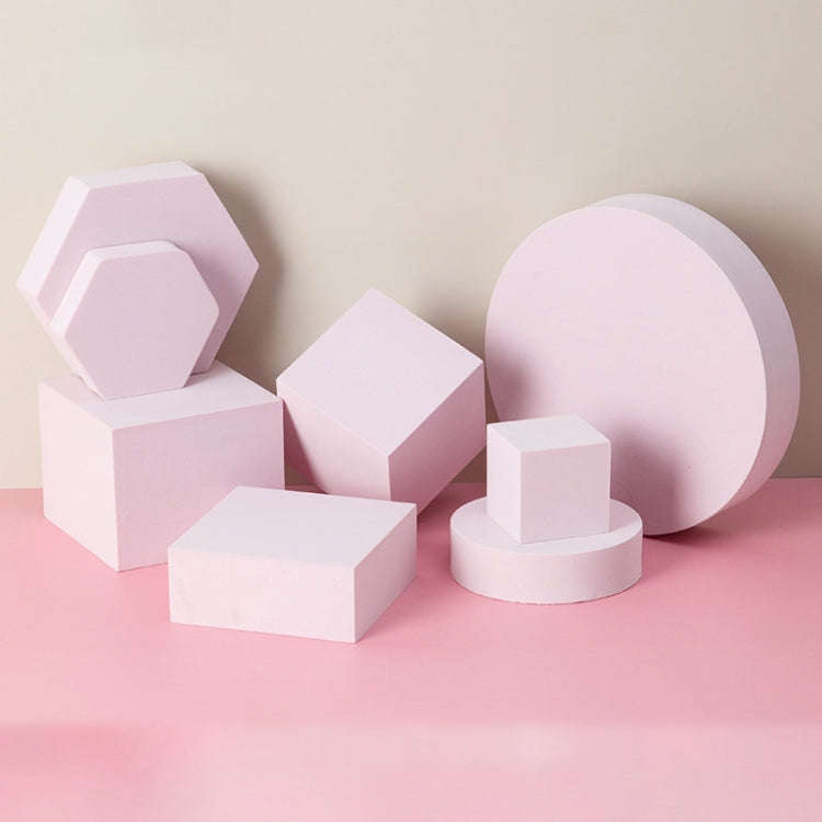 8 in 1 Different Sizes Geometric Cube Solid Color Photography Photo Background Table Shooting Foa...