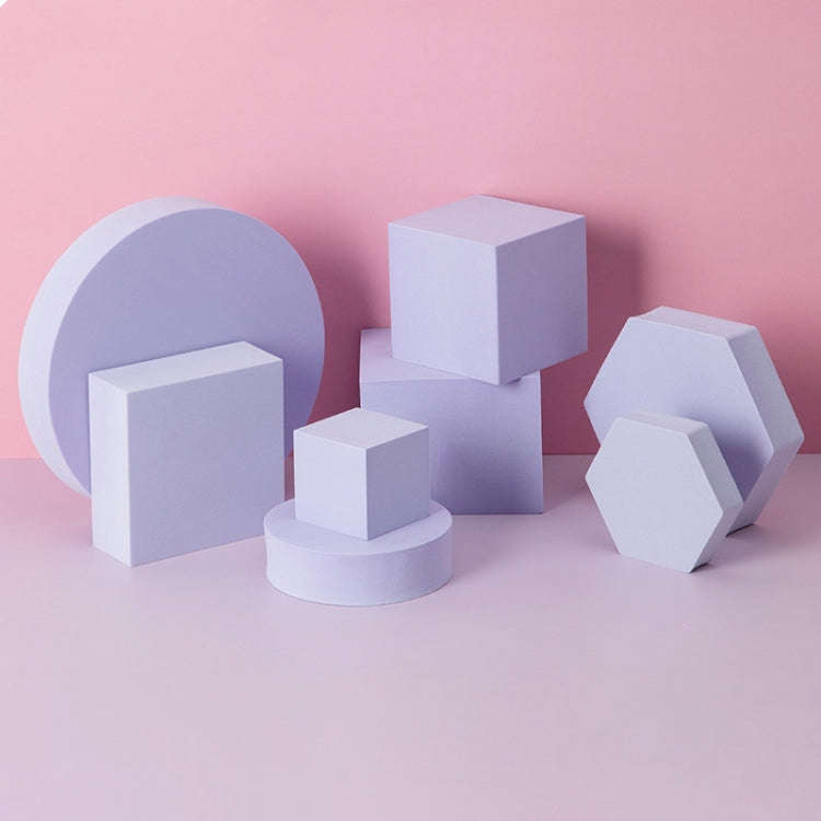 8 in 1 Different Sizes Geometric Cube Solid Color Photography Photo Background Table Shooting Foa...