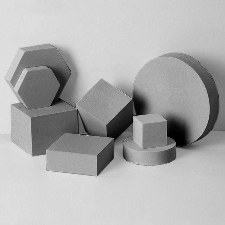 8 in 1 Different Sizes Geometric Cube Solid Color Photography Photo Background Table Shooting Foa...