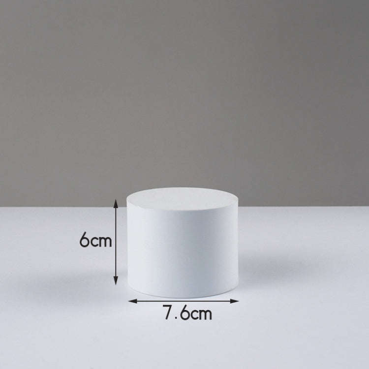 7.6 x 6cm Cylinder Geometric Cube Solid Color Photography Photo Background Table Shooting Foam Pr...